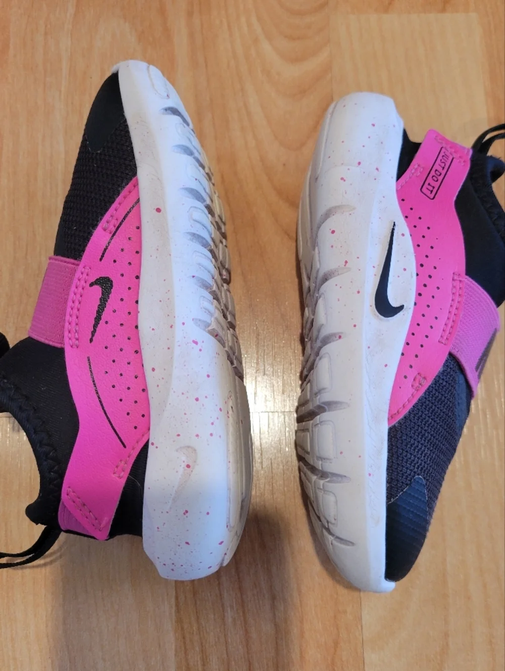 Nike Flex Runner 4 Fuchsia Black Toddler Size 7